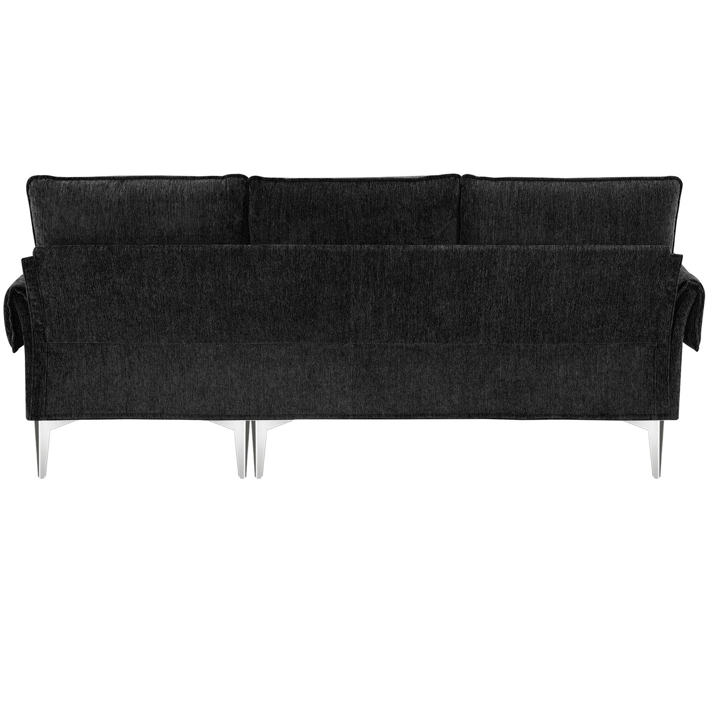 84" Convertible Sectional Sofa, Modern Chenille L-Shaped Sofa Couch with Reversible Chaise Lounge, Fit for Living Room, Apartment (2 Pillows)