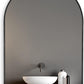 Wall Mirror 30"x20", Bathroom Mirror, Vanity Mirror, for Bathroom, Bedroom, Entryway, with Metal Frame, Modern & Contemporary Arch Top Wall Mirror (Black)