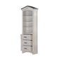 Tree House Bookcase in Weathered White & Washed Gray