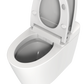 Smart Toilet U-Shaped LED Light Automatic Flush with Remote Control/Foot Sensor/Night Light T162A