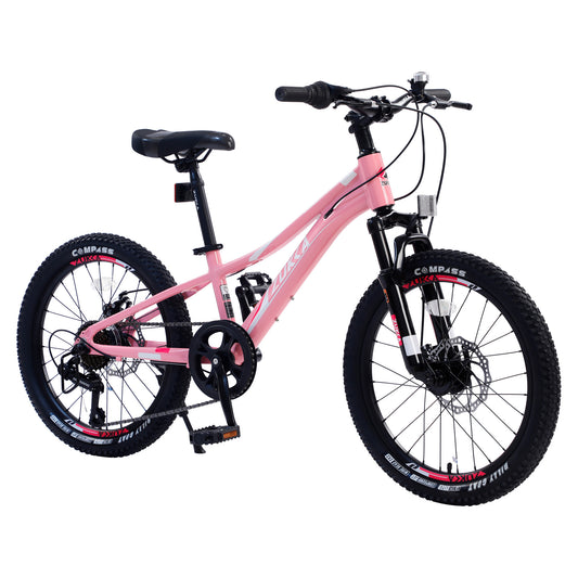 Mountain Bike for Girls and Boys Mountain 20 inch shimano 7-Speed bike