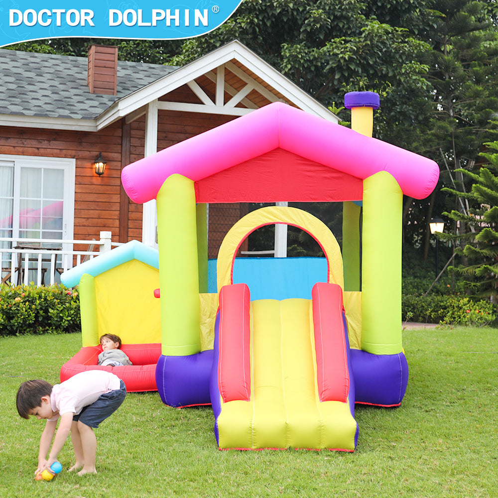 420D+840D inflatables castle Bounce house Slide and Jumping with 350W Blower