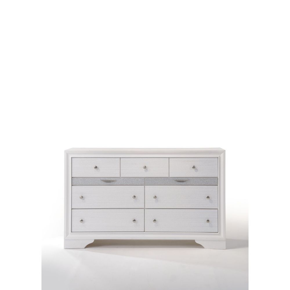Naima Dresser in White