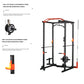 Multifunctional Barbell Rack 1400LBS Capacity Barbell Weight Rack Home Gym Fitness Adjustable Squat Rack Weight Lifting Bench Press Push-ups