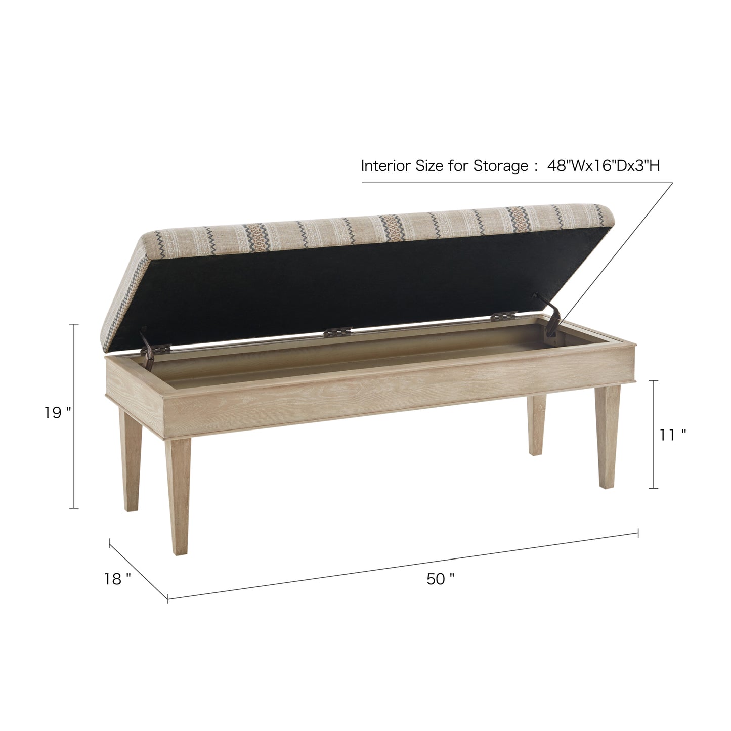 Harstrom Storage Bench