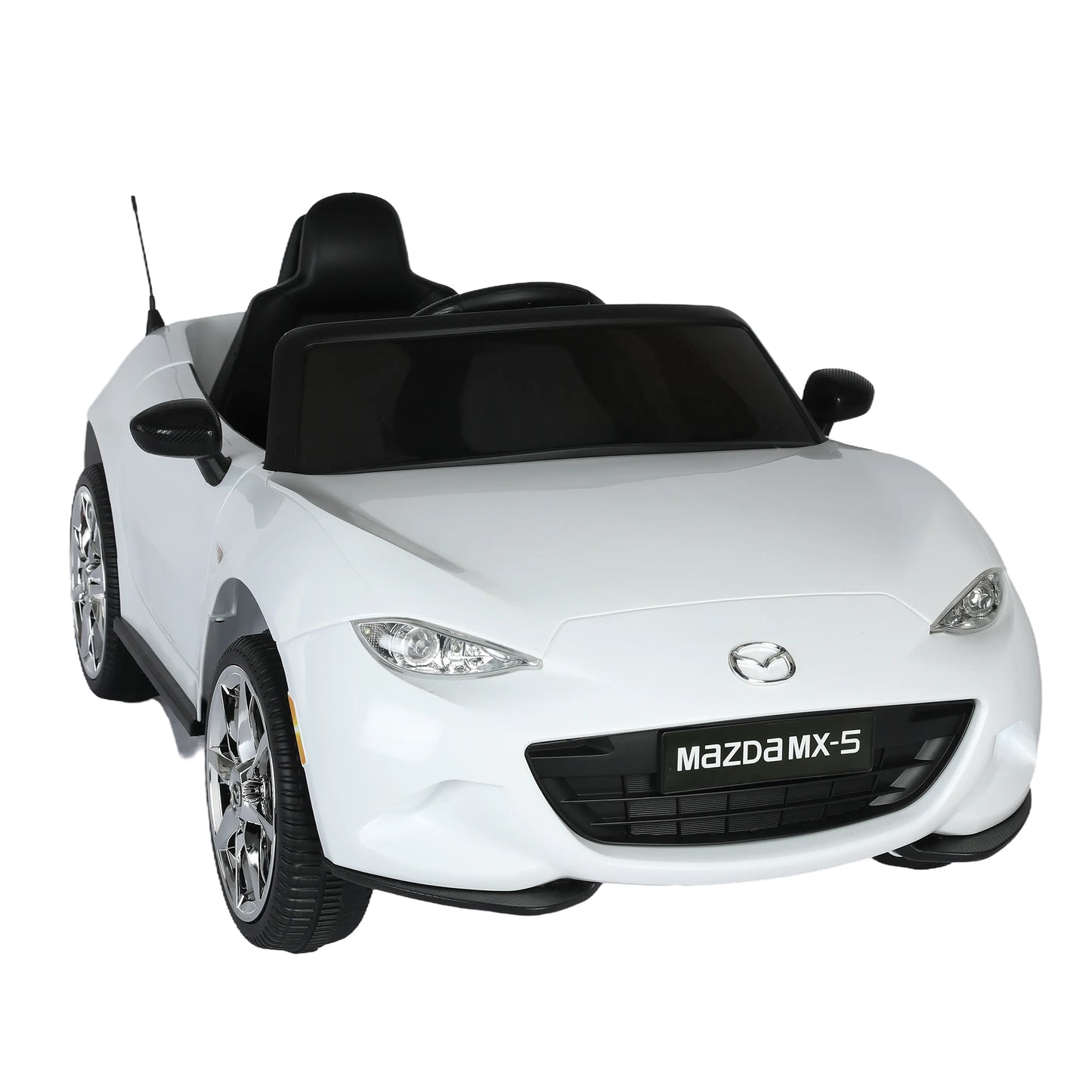 Licensed MAZDA MX-5 RF,12V Kids ride on car 2.4G W/Parents Remote Control,electric car for kids,Three speed adjustable,Power display, USB,MP3 ,Bluetooth,LED light,Two-point safety belt