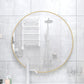 32" Wall Circle Mirror Large Round Gold Farmhouse Circular Mirror for Wall Decor Big Bathroom Make Up Vanity Mirror Entryway Mirror
