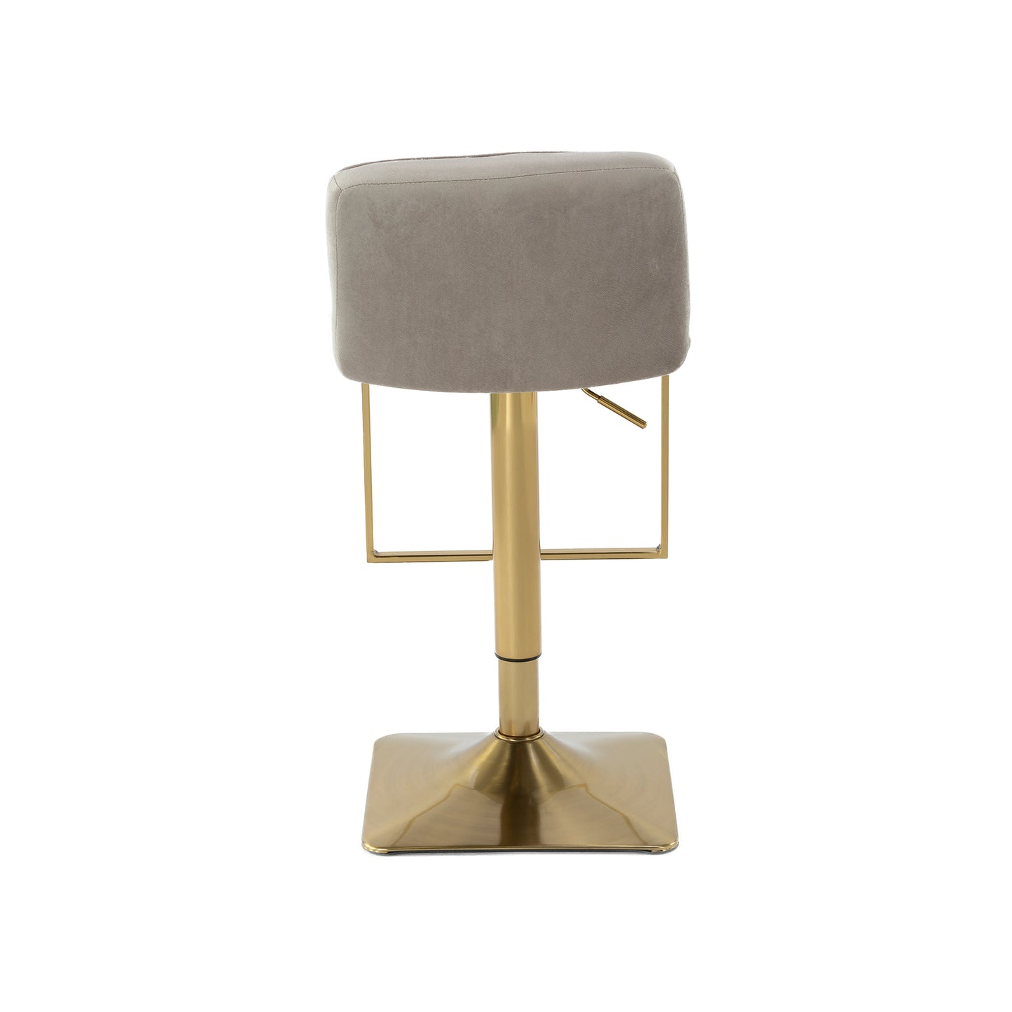 Bar Stools - Swivel Barstool Chairs with Back, Modern Pub Kitchen Counter Height, velvet