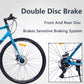 21 Speed Hybrid bike Disc Brake 700C Road Bike For men women\'s City Bicycle