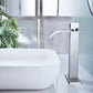 Waterfall Spout Bathroom Faucet, Single Handle Bathroom Vanity Sink Faucet