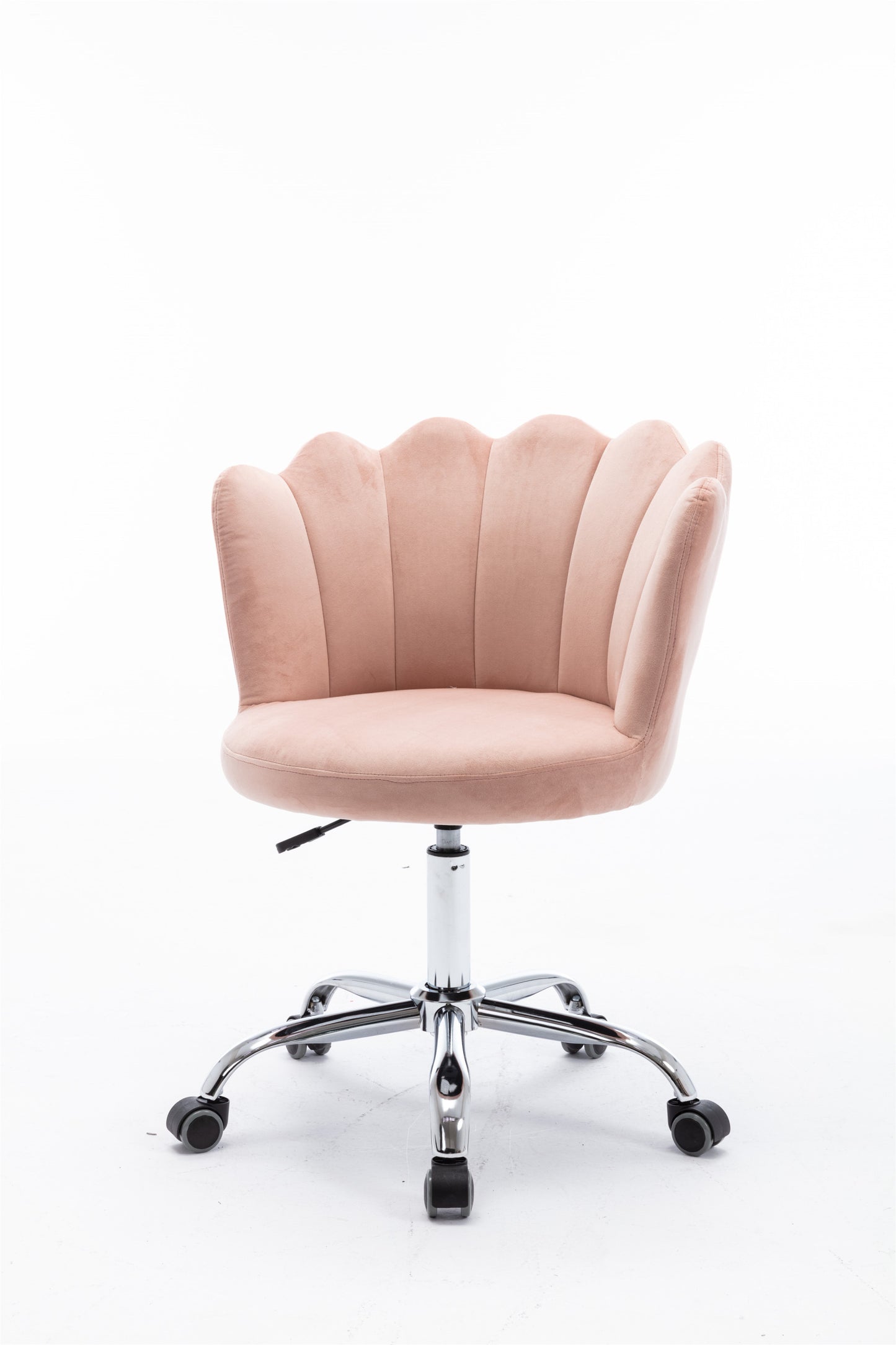 Swivel Shell Chair for Living Room/Bed Room, Modern Leisure office Chair Pink