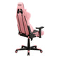 Ergonomic High Back Racer Style PC Gaming Chair, Pink