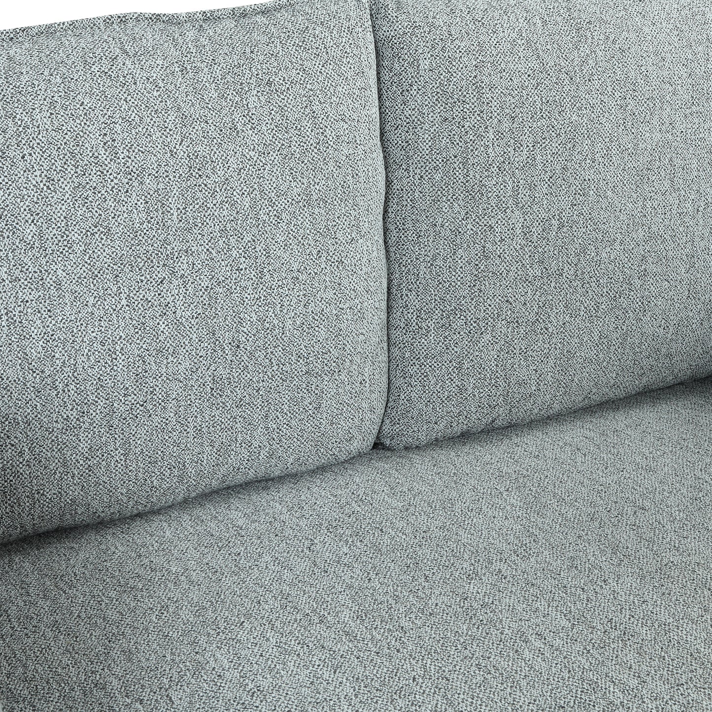 56" Modern Style Sofa Linen Fabric Loveseat Small Love Seats Couch for Small Spaces, Living Room, Apartment