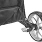 CaddyTek 4 Wheel Golf Push Cart - Caddycruiser One Version 8 1-Click Folding Trolley
