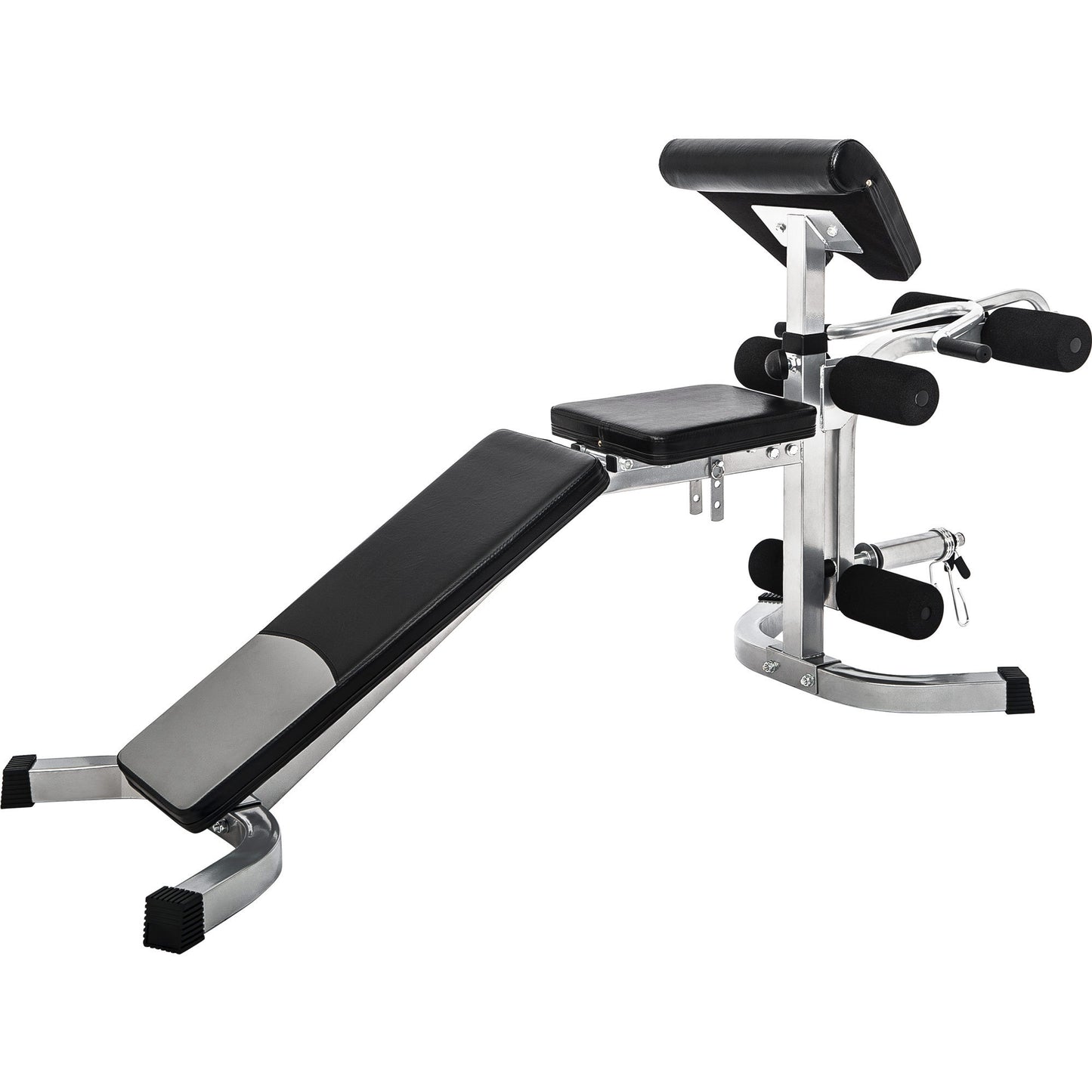 6+3 Positions Adjustable Weight Bench with Leg Extension - Olympic Utility Benches with Preacher Curl